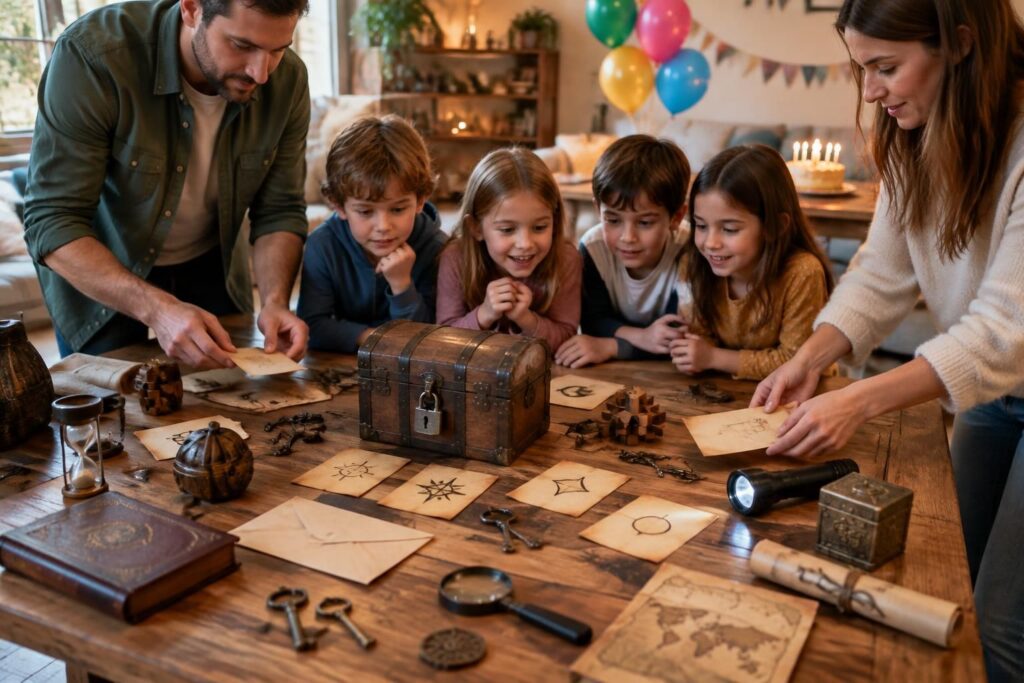 organisez un escape game d’anniversaire inoubliable : choisissez un thème, préparez les énigmes et adaptez le jeu à l’âge des participants.