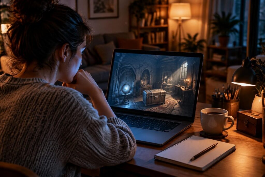 découvrez l’escape game virtuel : résolvez des énigmes et relevez des défis en équipe, sans quitter votre domicile.
